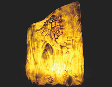 福建福州閩江兩岸-發光大壽山石